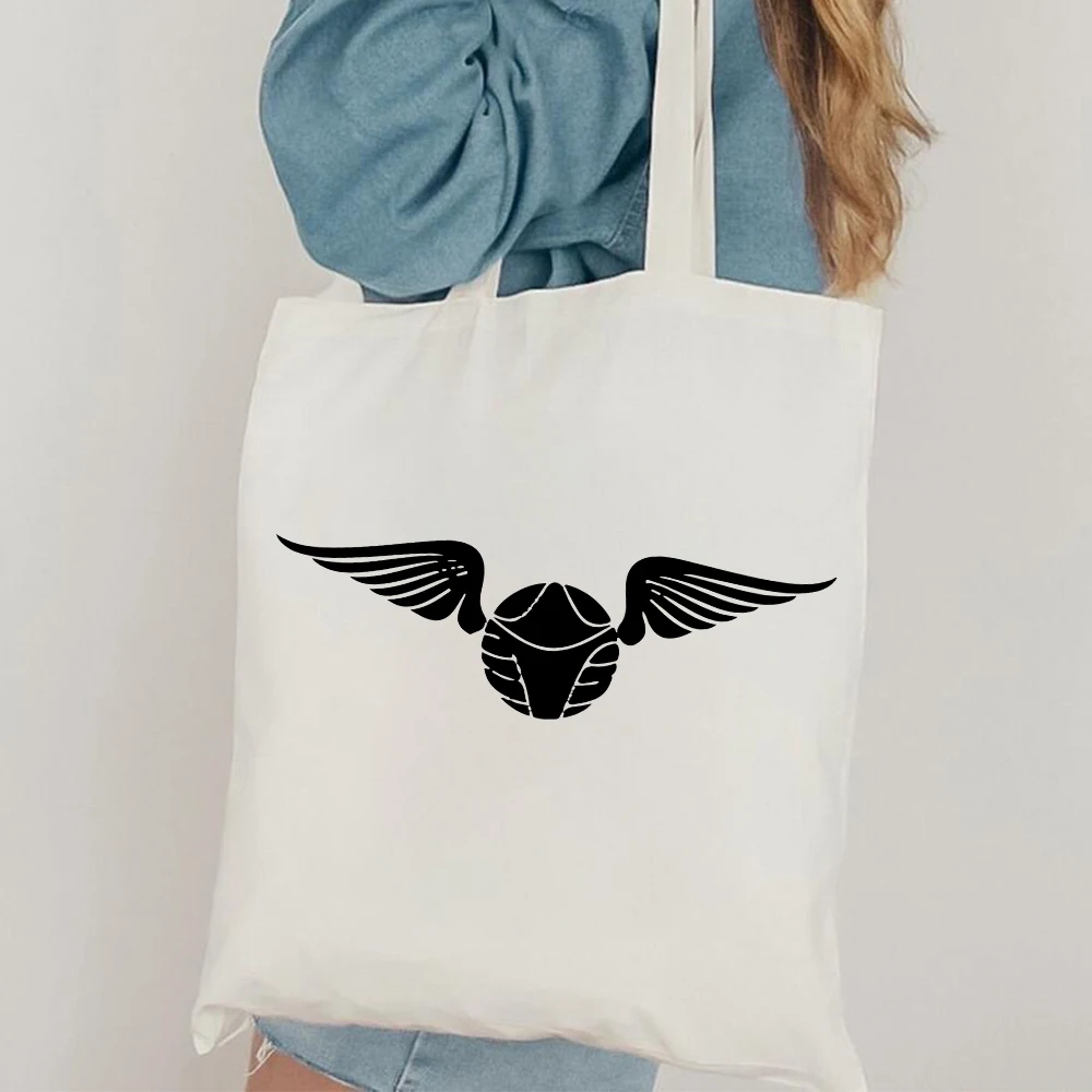 Холщовая Большая Сумка HP Из Волшебного Фильма. Винтажная Экологически Чистая На