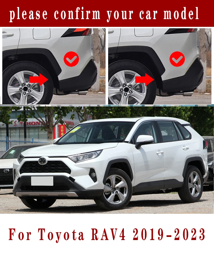 

Брызговики для Toyota RAV4 2019-2023, гибридные Брызговики XA50 2022, брызговики, аксессуары