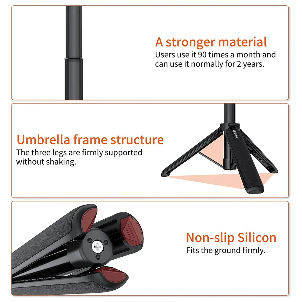 Выдвижная селфи-палка VRIG для Gopro 12 11 10 9 8 7 6 5 Osmo Action Insta 360 One R X3