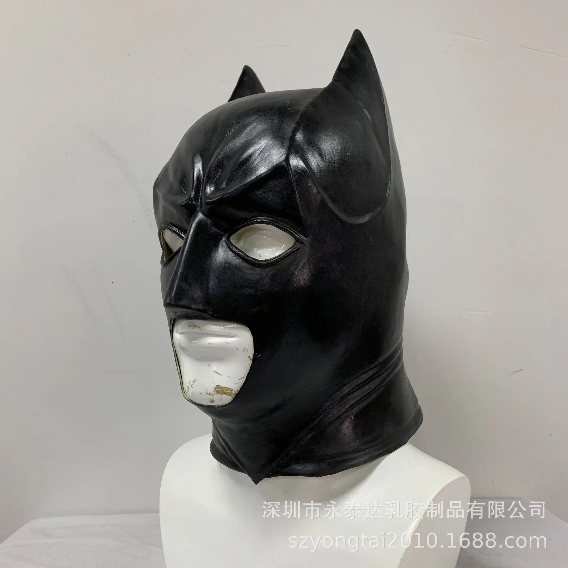 Маска для косплея супергероя из фильма Темный рыцарь Брюс Уэйн латексные