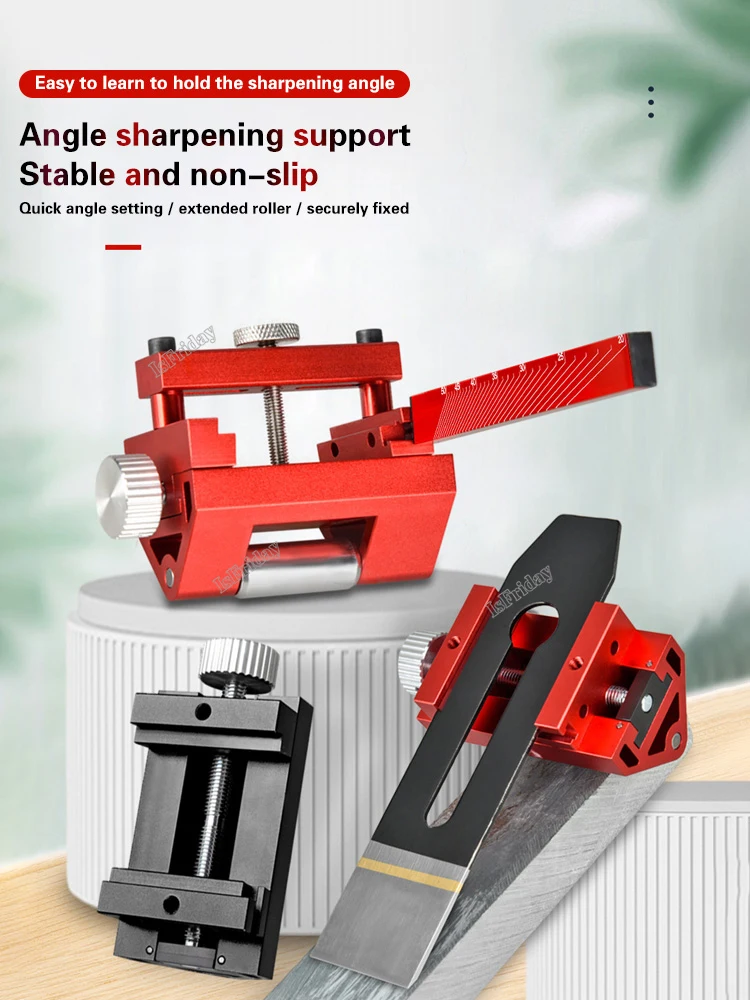 Fixed angle sharpener Fixed Angle Auxiliary Tool for Wood Chisel Honing Angle Guide Sharpening Sharpener Jig Roller Tools images - 6