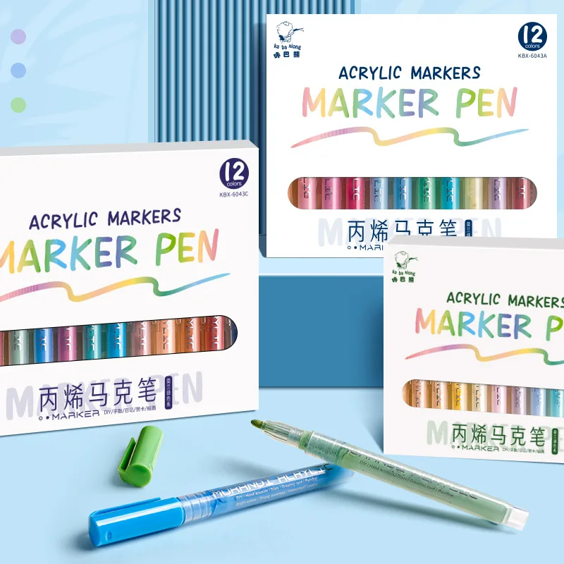 Kaba Cute Waterproof Hand-painted DIY Painting Shoes Special Marker Pen Skin Color Set Painted Stationery