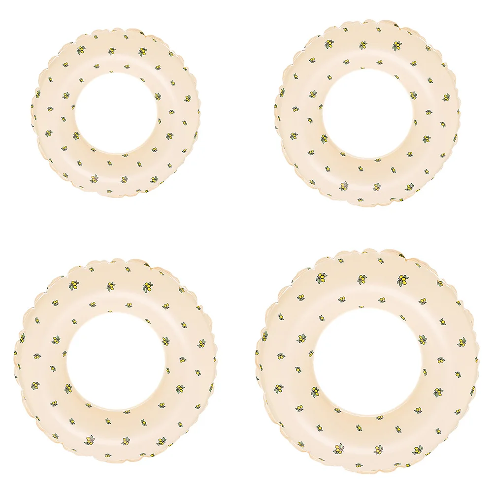 

Thickened PVC Swimming Circle Olive Inflatable Portable Baby Underarm Ring Floating Ring for Summer Outdoor Kids