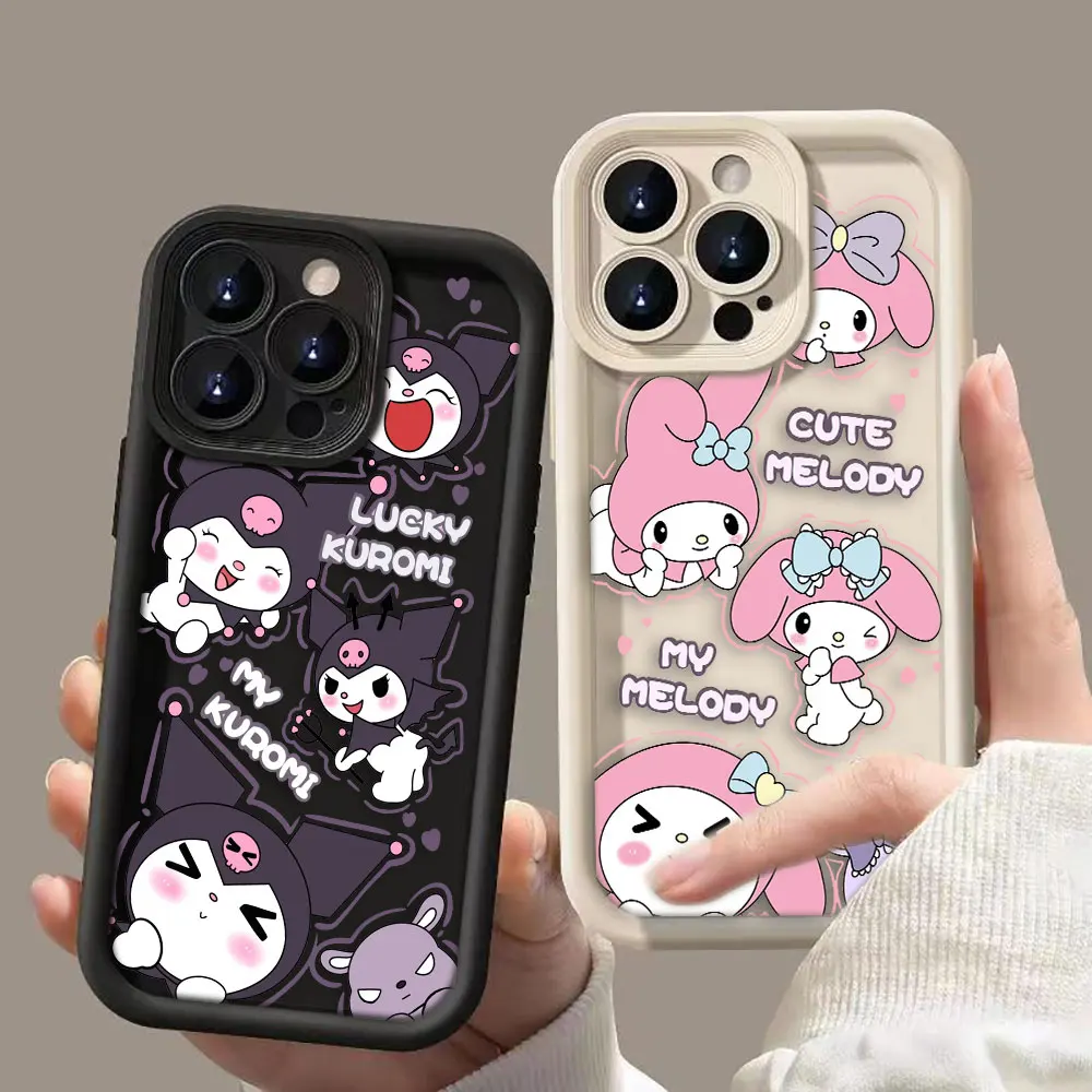Милый чехол для телефона Kuromi My Melody Cinnamoroll Huawei MATE 20 30 40 P20 P30 P40 P50 NOVA 5I 7 10 SE PRO оболочка