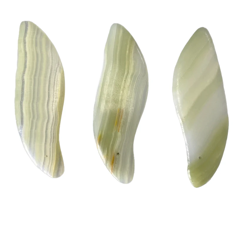 Массажер для лица с натуральным нефритом инструмент спа-терапии и акупунктуры