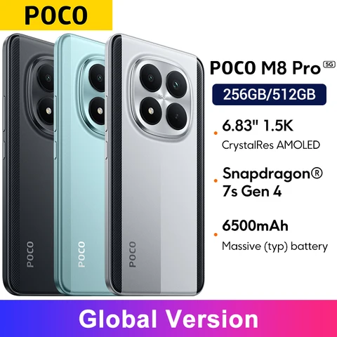 Смартфон Poco M8 Pro 8/256ГБ, 12/512ГБ - Global — внешний вид товара