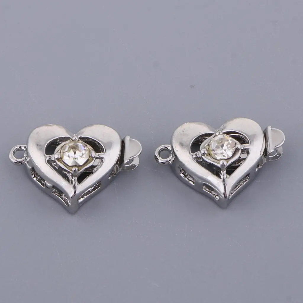 

5pcs Rhinestone Clasp DIY Wedding Jewelry Connector Findings