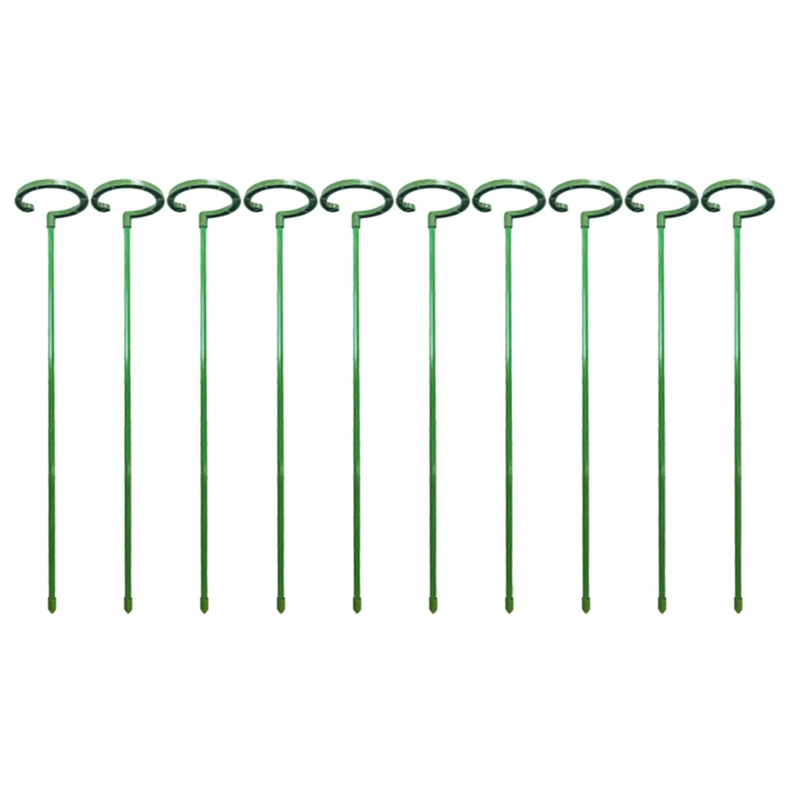 

10Pcs Single Stem Plant Support Stakes 30cm/45cm/60cm Plant Support Stakes For Tall Plants Fiberglass Sturdy Anti-Rust