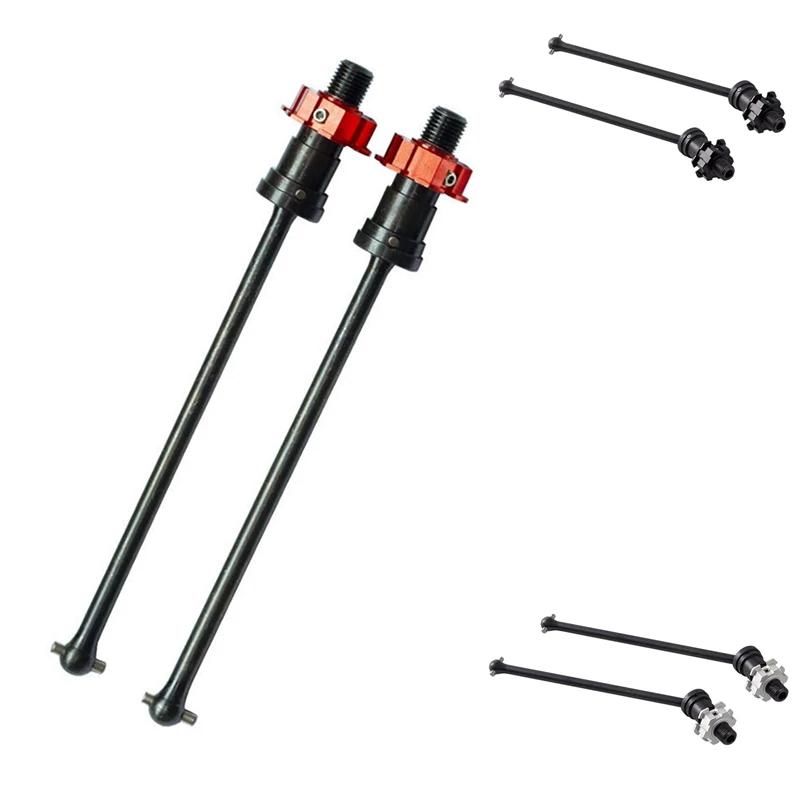 

1 Pair RC Car Drive Shafts Heavy Duty Stub Axles Set For RC TRAXXAS X-MAXX 1/5 6S