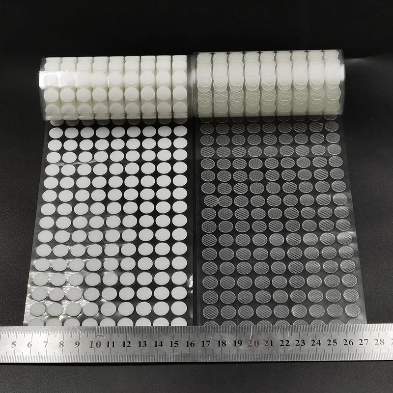 Прозрачная самоклеящаяся лента в горошек, 10/15/20 мм, 5000 пар