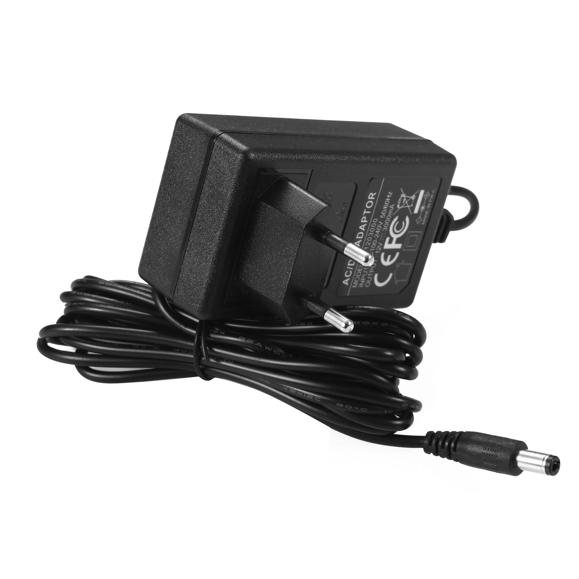 12V 3A Switch adapter DC Charger 12V 3A 36W AC/DC Power Adapter for LCD Monitor, LED Strip Light ,Camera,Soundbar