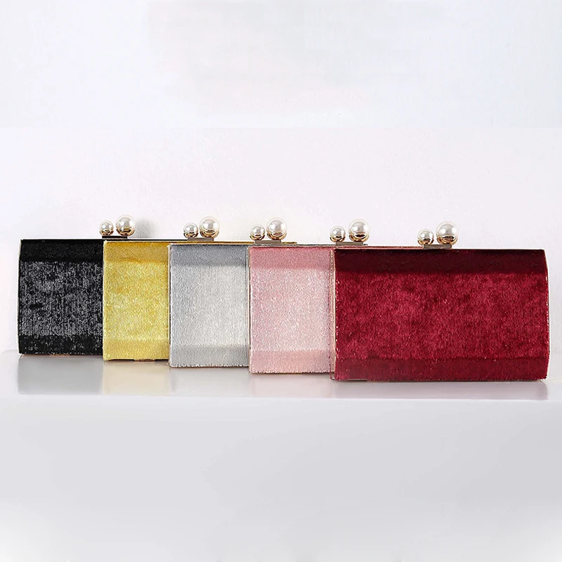 Vintage Crossbody Bags Luxury Designer High Quality Handbags for Women Pearl Hasp Purses Clutch Evening Bag New Womens Wallets