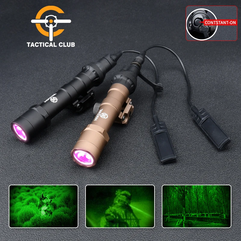 Tactical SF M600 M600B IR LED WADSN Flashlight Weapon Light Infrared Illumination Picatinny Rail Hunting Gun Airsoft Accessories
