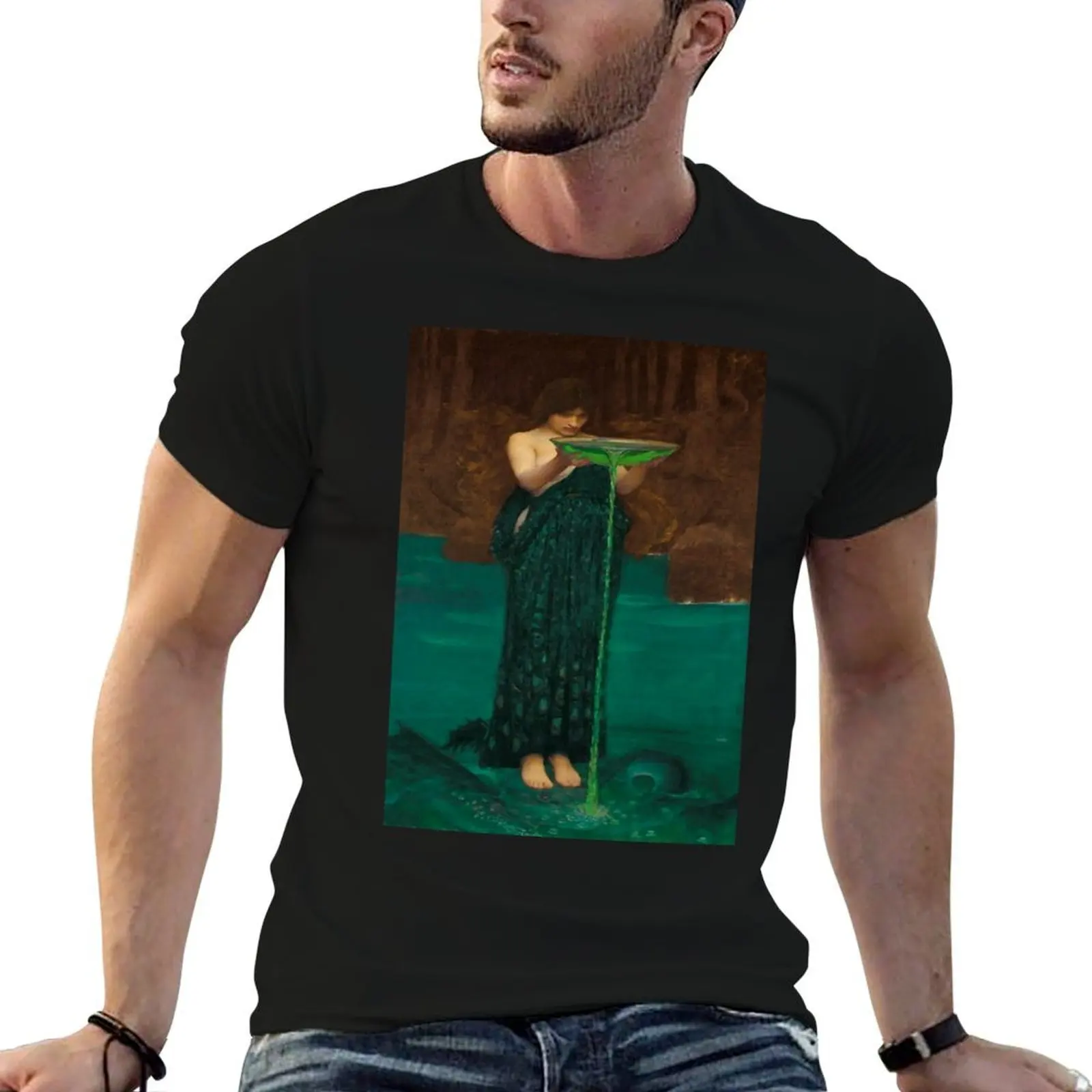 Фото Футболка John William Waterhouse - Circe Invidiosa, спортивная футболка для активного отдыха на природе №1