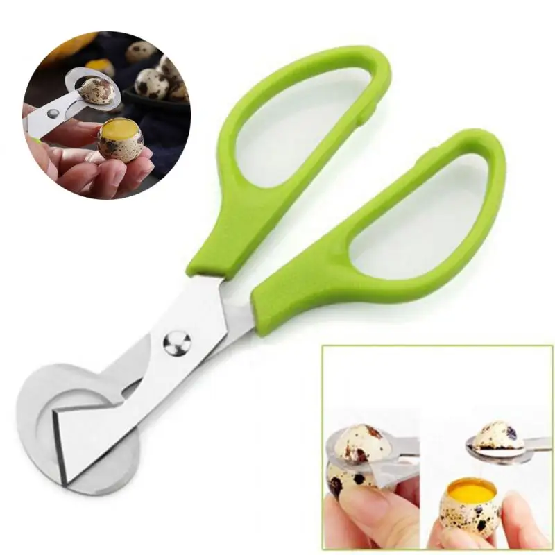 

Quail Egg Scissors Bird Stainless Steel Egg Cutters Eggshell Opening Cut Pigeon Egg Opener Divider Kitchen Hand Tools Scissors