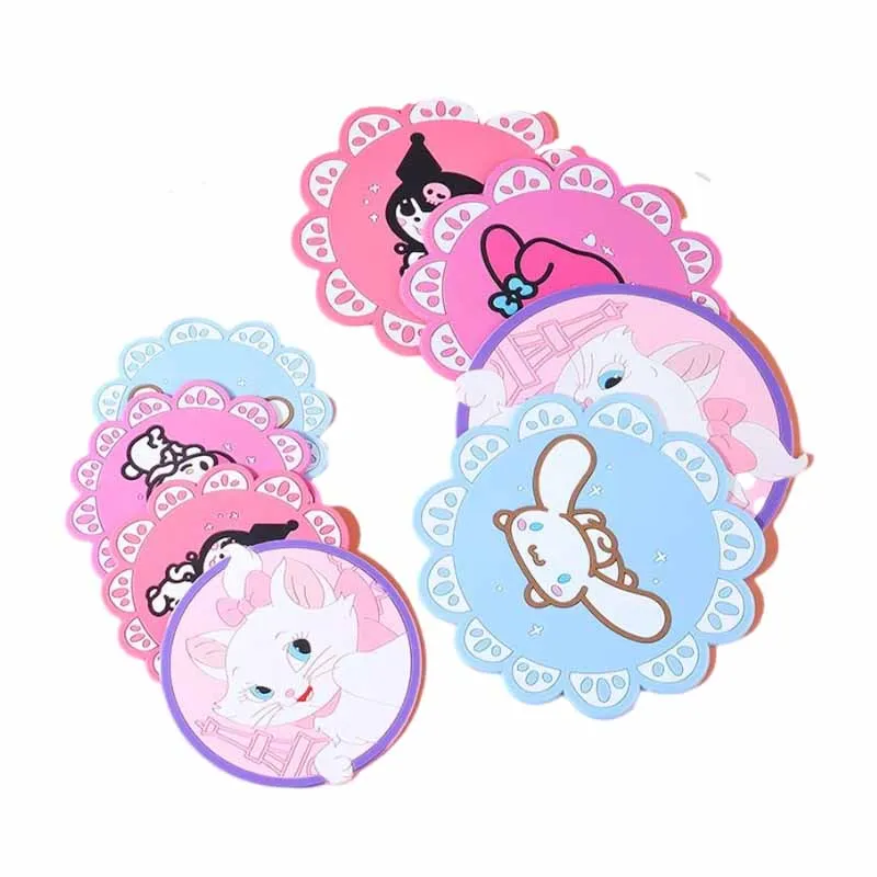 

Sanrioed милый мультяшный аниме мультфильм серия симпатичный силиконовый коврик с защитой от глажки коврик теплоизоляционный коврик высокая температура чаша коврик