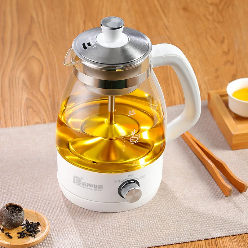 

1L Electric Kettle Heat-resistant Glass Tea Infuser Pot With Filter Automatic Steam Spray Borosilicate glass Teapot Health Pot