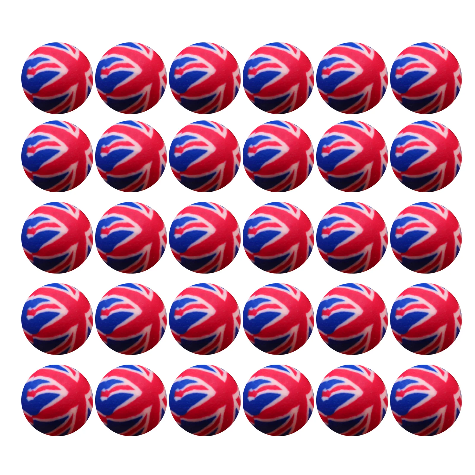 

30 Pcs Soft Clay Beads Round Beads For Jewelry Making Union Jack Party Supplies DIY Round Clay Beads Queens Jubilee 2022