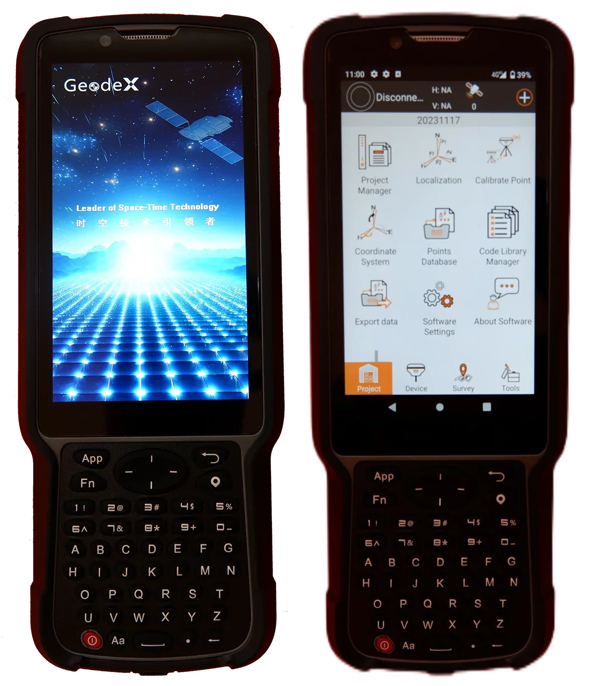 Контроллер данных RTK PC9II 4G Полный сетевой сборщик Android 11 32G GNSS Ручной КПК