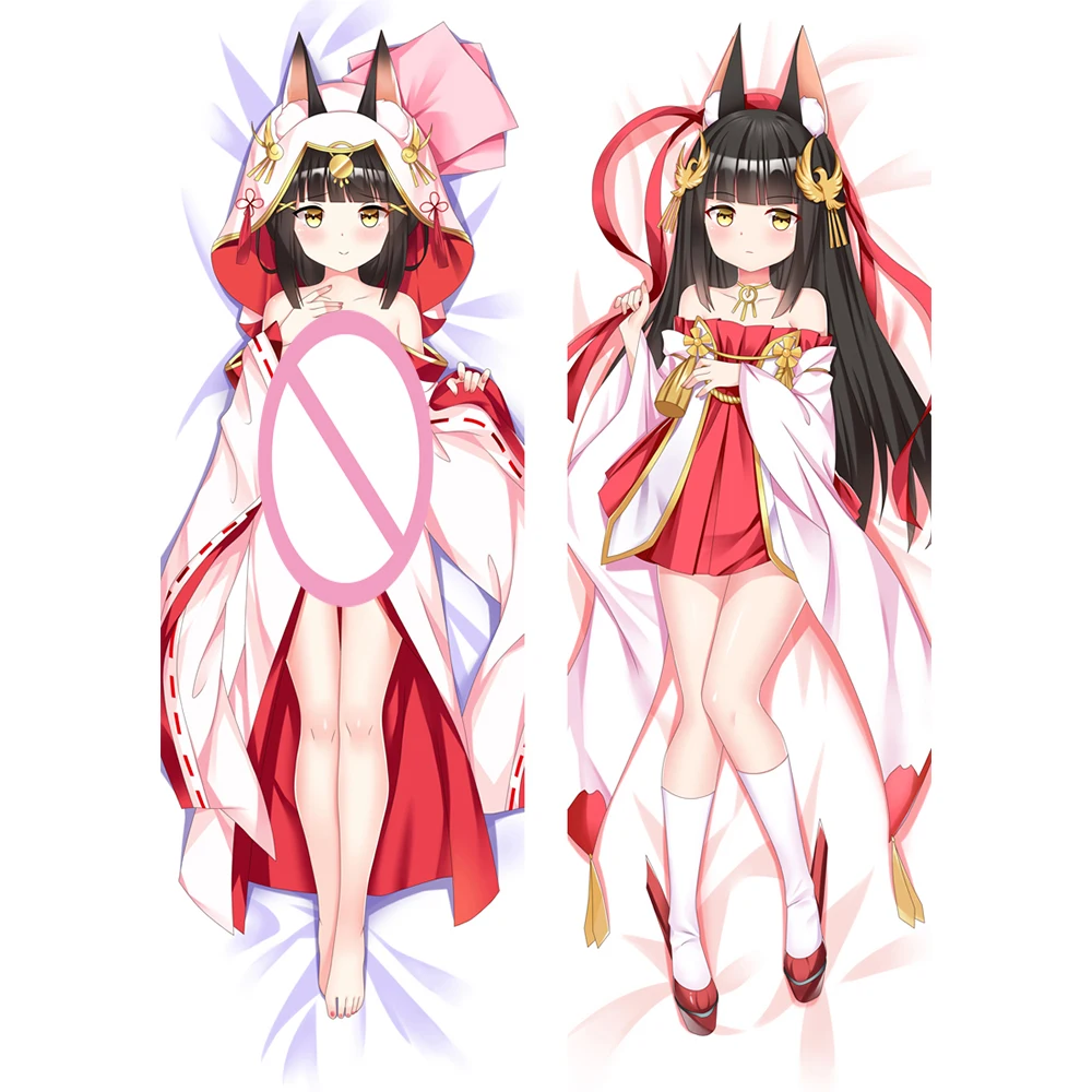 

Симпатичный чехол с аниме мультяшными персонажами, подушка, чехол с новым рисунком на тему Азура Лейн эдн Нагато для дивана, Автомобильная п...