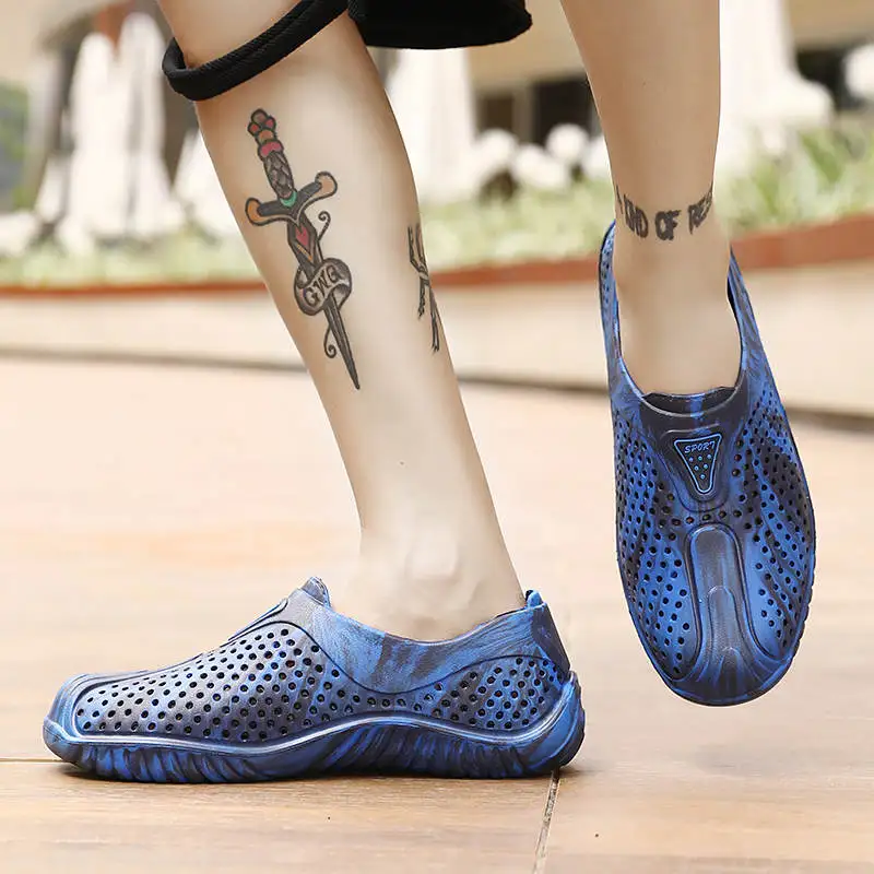 

Sandal Man Vintage Summer Man Flip Flops Shoeing Casual Leatherette Shoes Shockproof Air Men's Summer Sneakers Air Tennis Kid