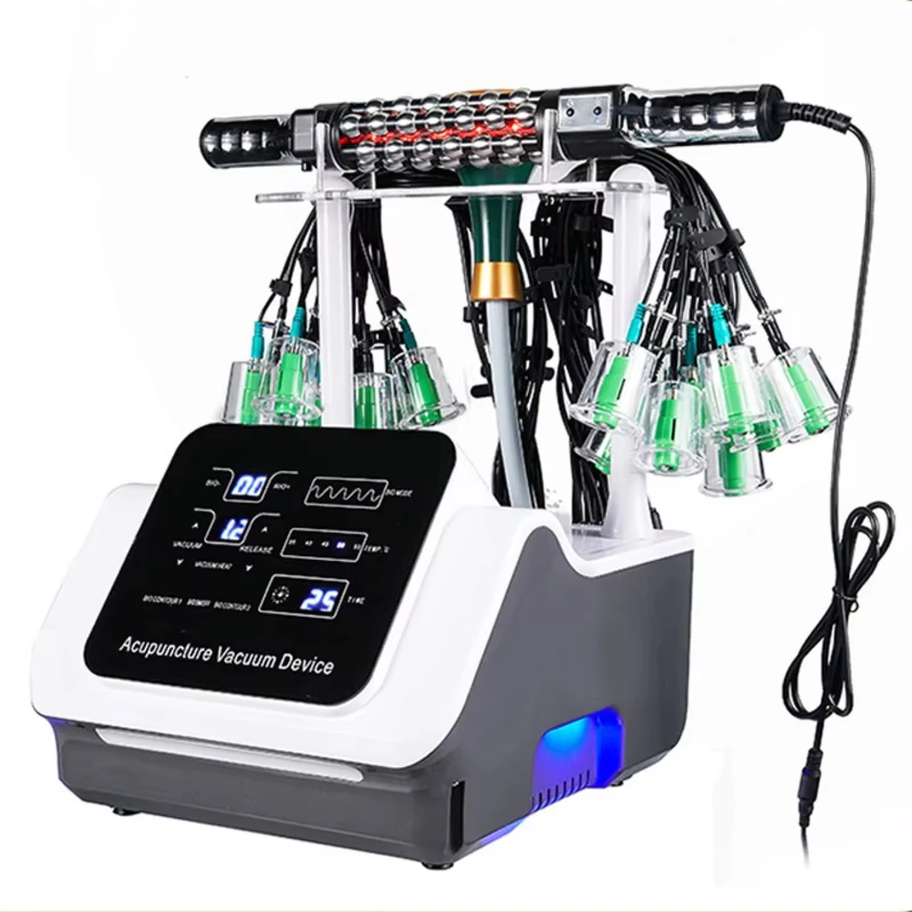 Электрическое акупунктурное вакуумное терапевтическое устройство 3 в 1