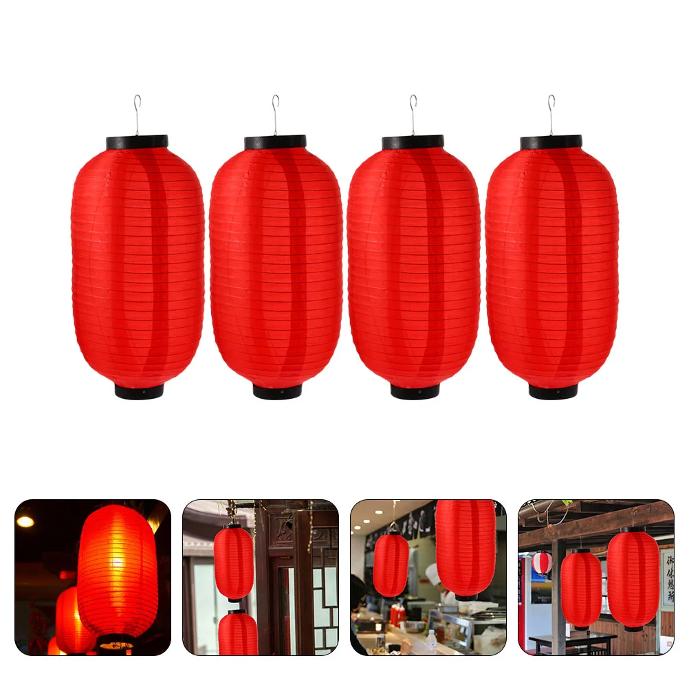 

4pcs Decorative Lantern Red Lanterns Pendant Classic Lantern Chinese Style Lantern Delicate Lantern Pendant for Restaurant Home