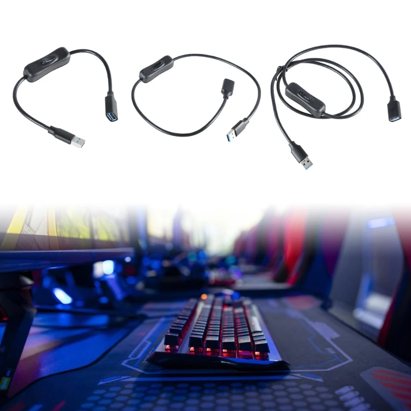 Простой контрольный шнур переключения питания USB удлинительный кабель папа-мама