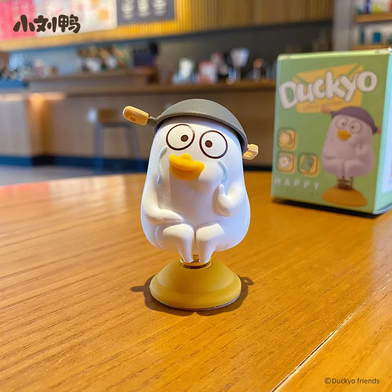 Фото ОРИГИНАЛЬНАЯ игрушка Duckyo Friends Shake, фигурка, настольные автомобильные украшения, мультяшные аниме, подарки на день рождения для мальчиков и девочек №5