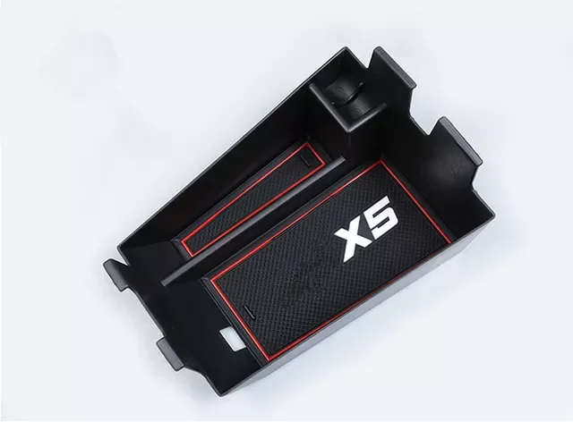 

X5 G05 Center Conosle Organizer Tray X5 G05 Console Armrest Storage Organizer For BMW X5 G05 2019 2020 Accessories Storage Box