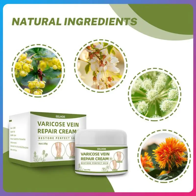 

EELHOE Foot Vein Repair Cream Massage Treatments Cream Relieve Varicose Bulge Pain In The Legs Restore Perfect Skin Feet Care