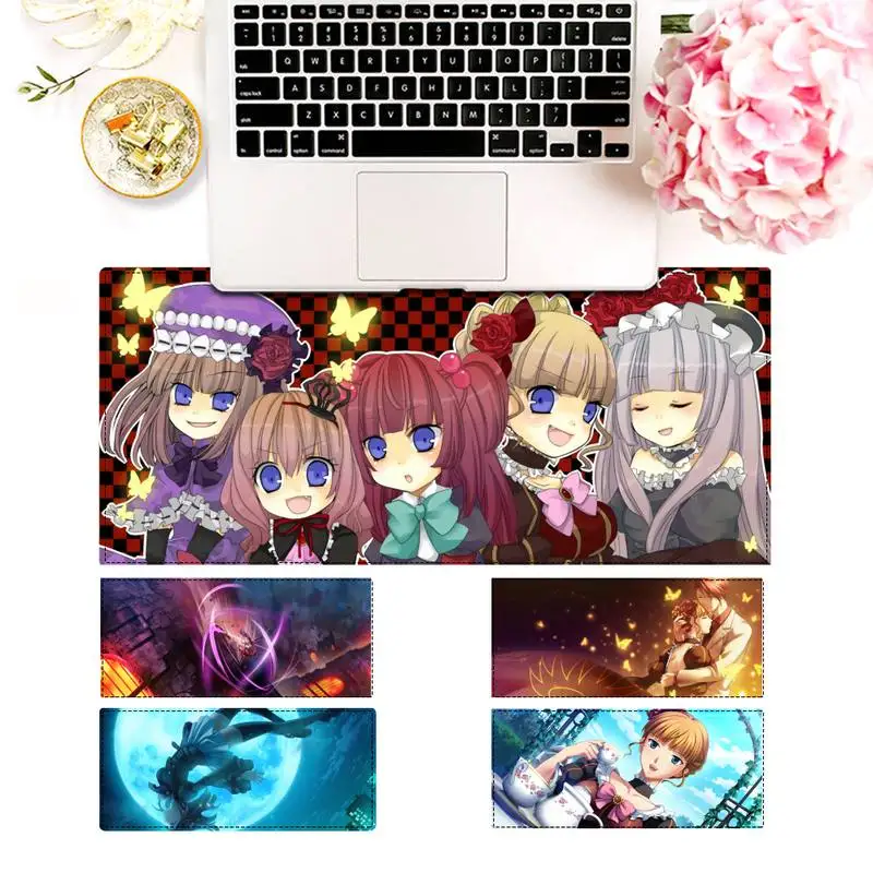 

Vip Umineko When They Cry Gaming Mouse Pad Gaming MousePad Large Big Mouse Mat Desktop Mat Computer Mouse pad For Overwatch