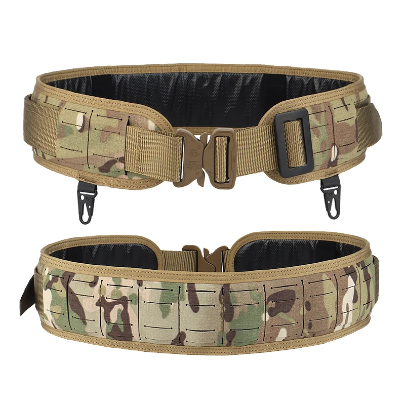 New Wear-Resistant Army Police Nylon Molle Waist Belt Outdoor Hunting Airsoft Camouflage Belt