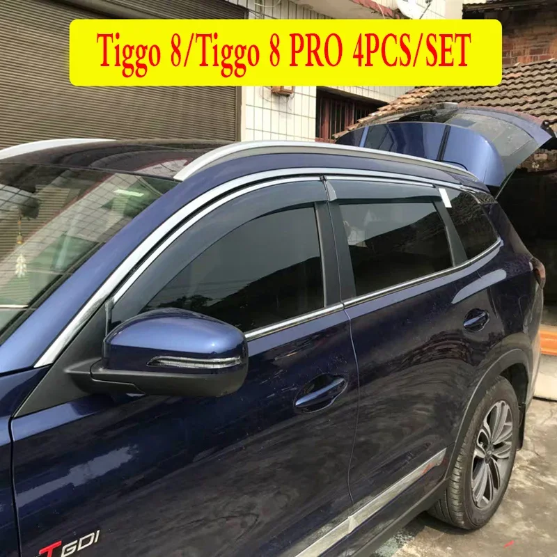 

Оконные козырьки, защита от дождя, защита от дождя, дефлектор, тент, вентиляционная защита для Chery Tiggo 8 PRO max 2021 2022 2023