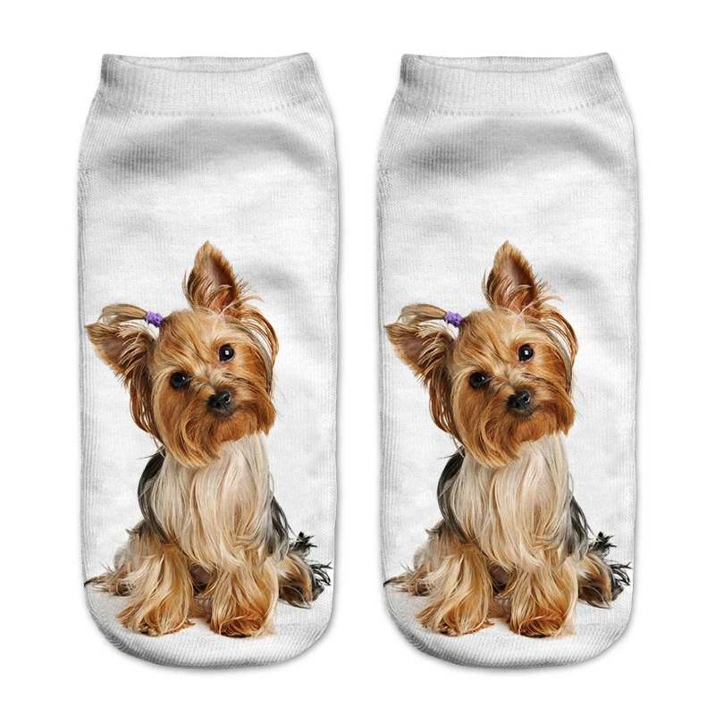 

Chamsgend Newly Design Women Girls Rottweiler Dog 3D Print Female Socks Drop Shipping