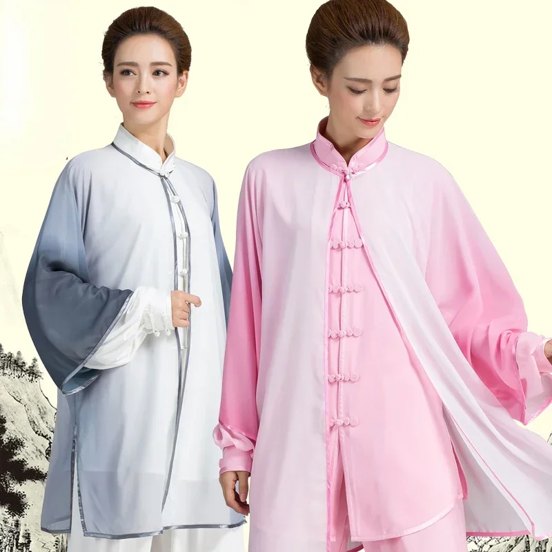 Традиционная китайская одежда TaiChi форма для кунгфу Wushu блузка боевые искусства