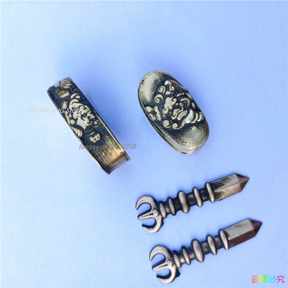 Великолепный набор латунные аксессуары для фотографий менуки Кашира Япония