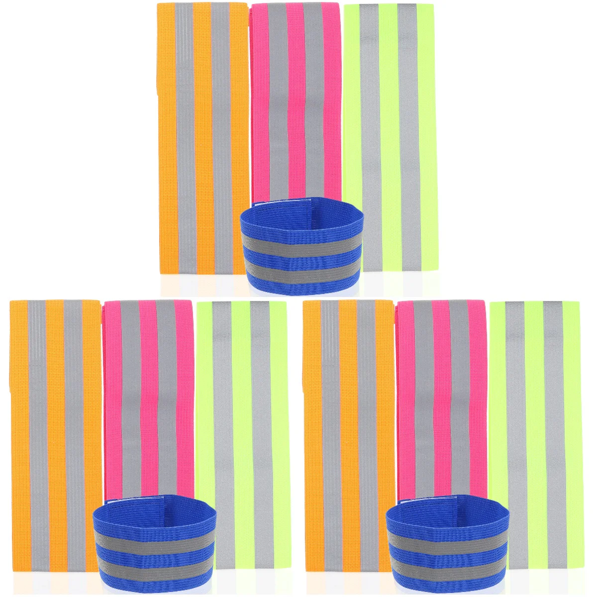 

12 пар, светоотражающие ремешки для бега