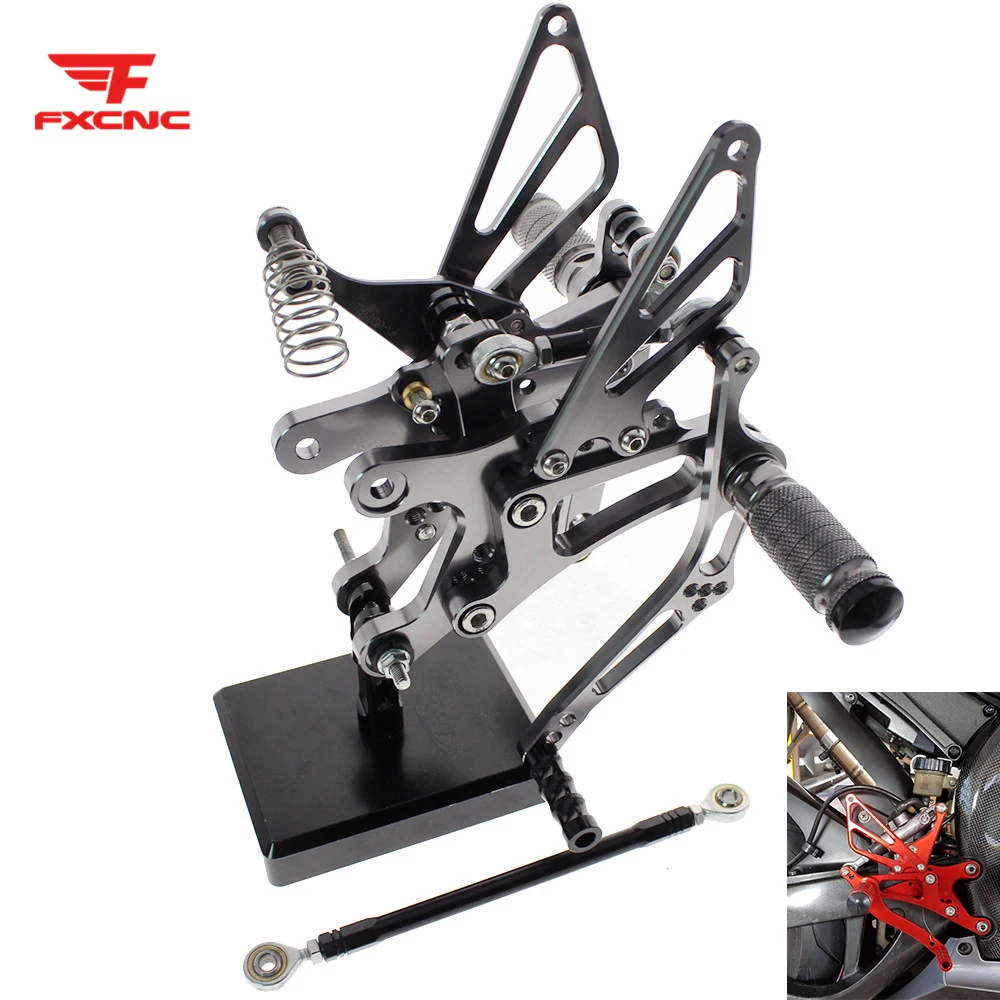 

For Yamaha YZFR1 Yzf R1 2004 2005 2006 Cnc Aluminum Alloy Motorcycle Rearset Footrest Footpeg Pedal Foot Peg Rearset Rear Set