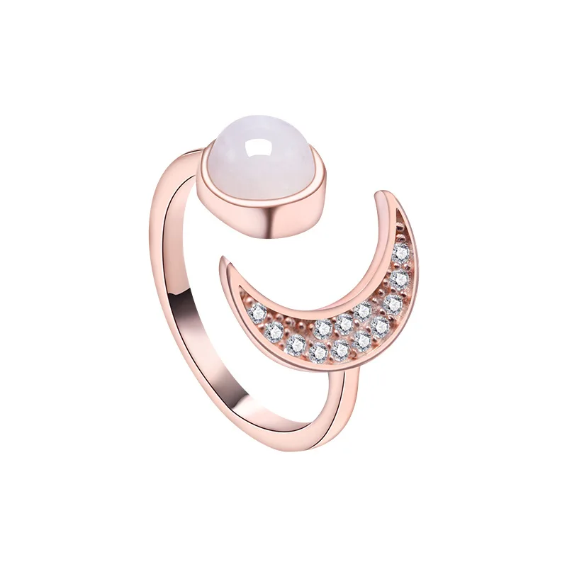 

Женское светильник ЦО из серебра 925 пробы с лунным камнем в форме капли воды