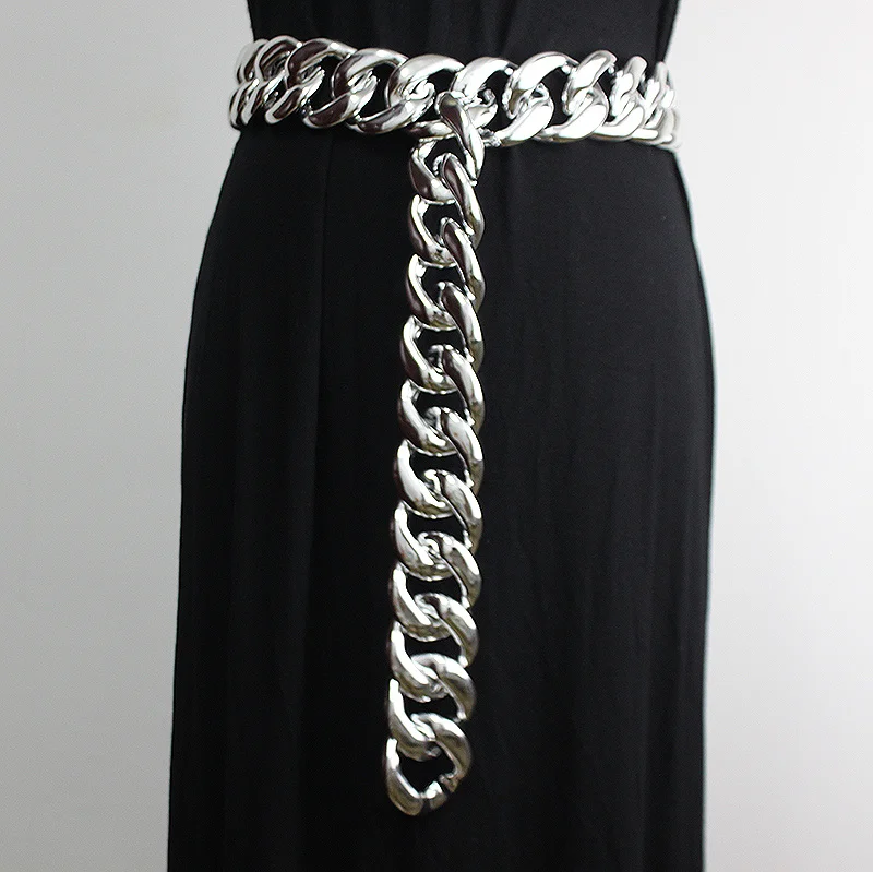 chain waist Thick chain ins Europe and America elegant fashion girdle dress lady waist seal