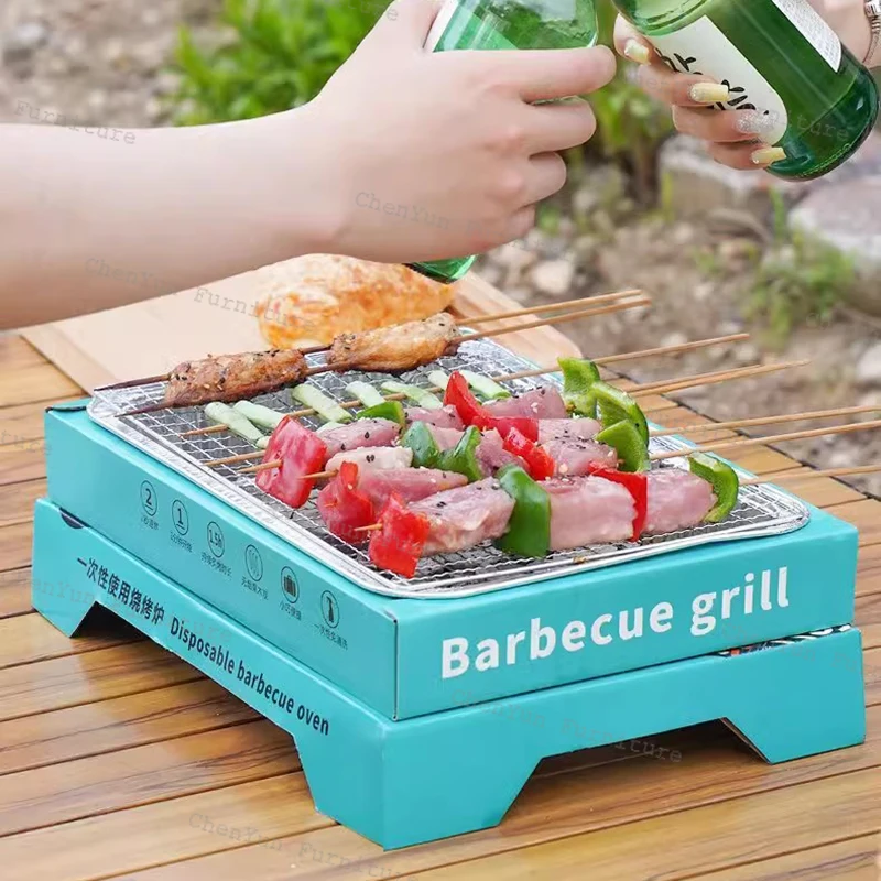 Портативная уличная плита Minitype для барбекю кебаб пикник домашний гридирон