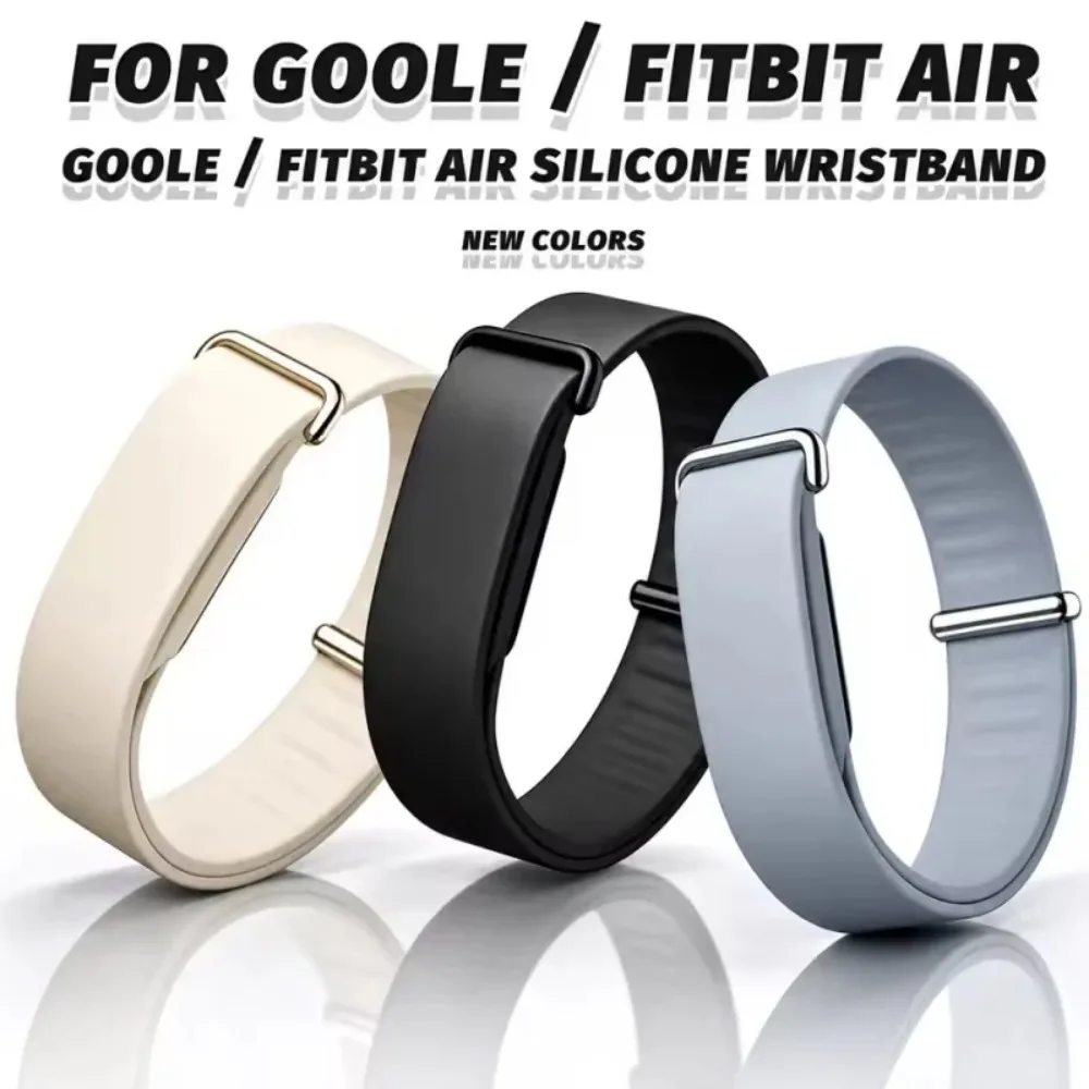Фото Мягкий силиконовый ремешок для часов Google Fitbit Air, резиновый сменный браслет, ремешок для часов Fitbit Air Sport Loop, браслет Correa №2