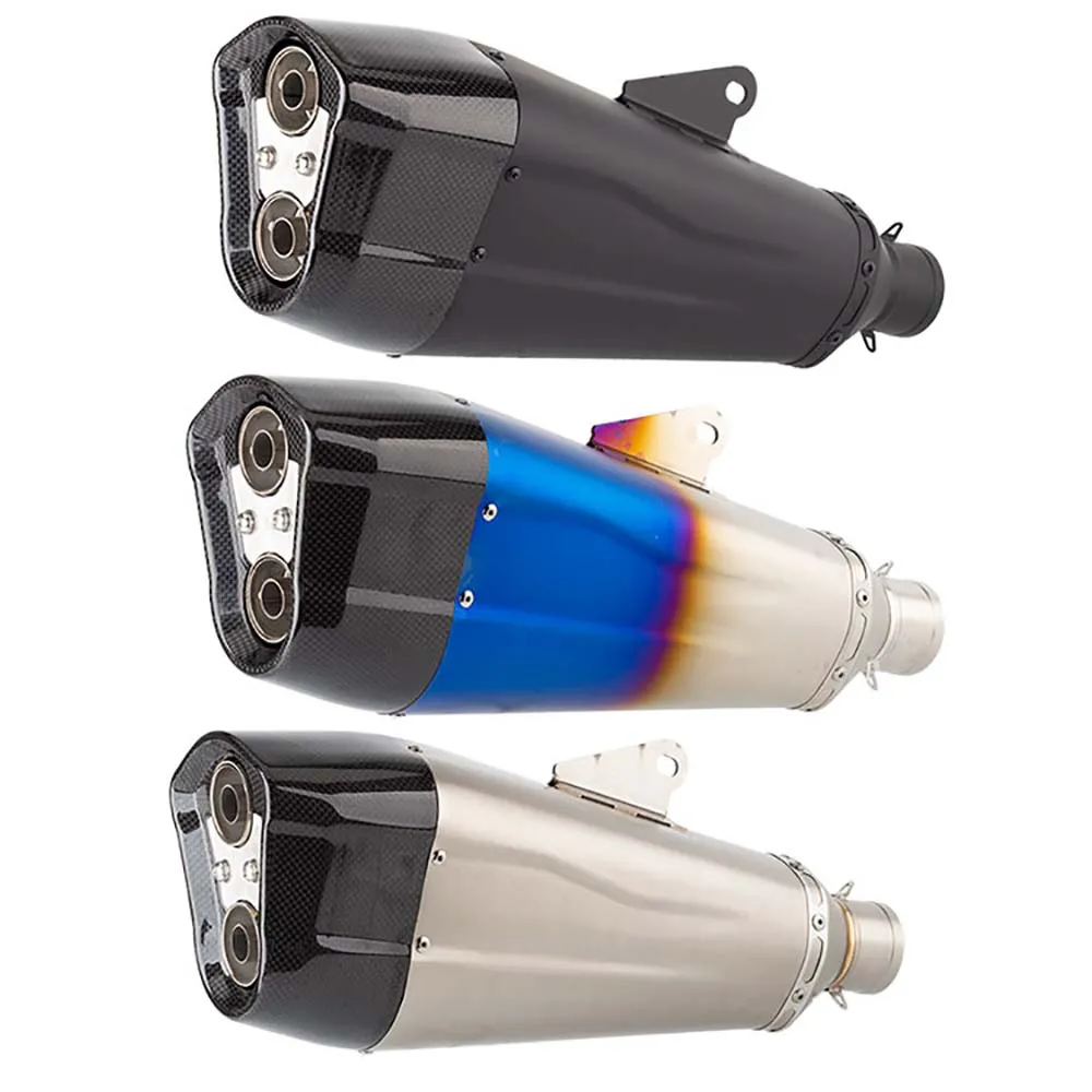 

36-51 мм универсальный глушитель выхлопной трубы мотоцикла для Sprint 150 Z900 SV650 450SR R1250R NINJA400 MT-10 NT1100 CB1000R