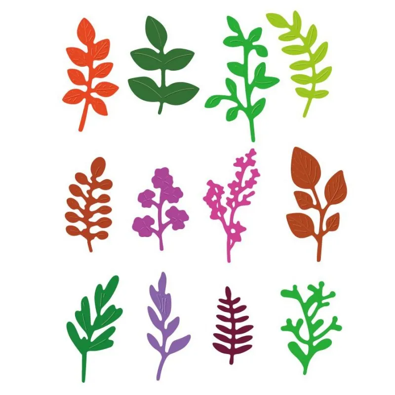 

Вырубные штампы для 2023 открыток, изготовление растений, цветов, штамповка, искусственная карта, вырубка, металлические штампы Sizzix Многослойные