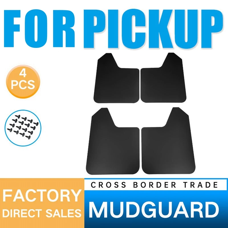 

Universal Mudflaps For Car Pickup SUV Van Truck Mud Flaps Splash Guards Mudguards Dirty Traps With Rivets