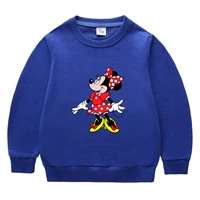 cute minnie mickey mouse printed graphic cartoon kids sweatshirts disney children tops baby pullover girls boys clothes