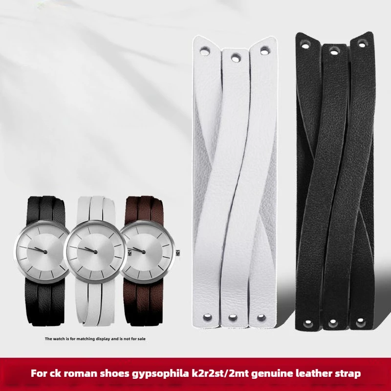 Кожаный ремешок для часов CK Roman Shoes Gypsy Series K2R2ST/2MT мягкий удобный со специальным