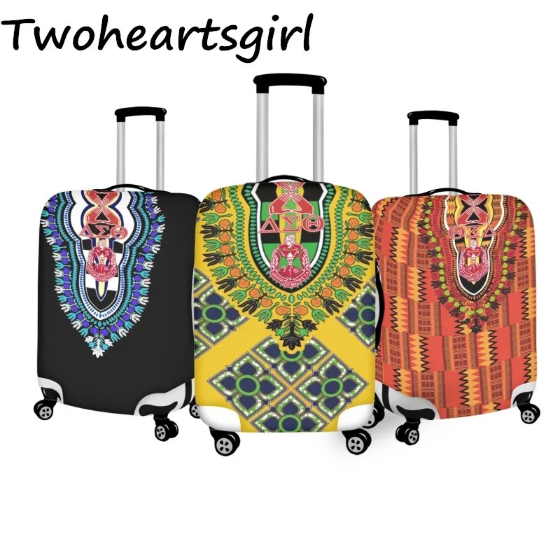 

Эластичный Чехол для багажа twoheart sgirl Delta Sigma Theta, эластичный чехол для чемодана, защитный рукав для багажа, базовые аксессуары