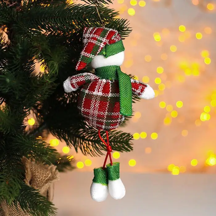 Мягкая игрушка Снеговик на подвесе |